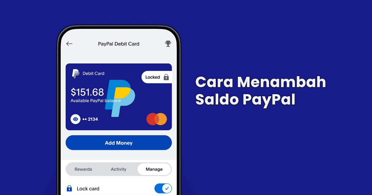 Cara Menambah Saldo PayPal